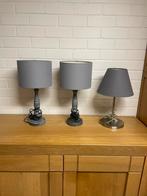 3 staande schemerlampen, Huis en Inrichting, Lampen | Tafellampen, Ophalen, Zo goed als nieuw, Metaal, Minder dan 50 cm