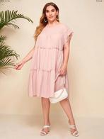 SHEIN: nieuwe lichtroze jurk katoen mt. 50, Kleding | Dames, Grote Maten, Ophalen of Verzenden, Nieuw, Roze, Jurk