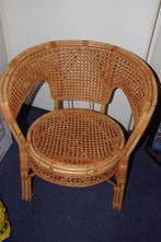 2 rotan stoelen, Huis en Inrichting, Stoelen, Ophalen, Gebruikt, Bruin, Twee