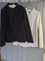 H&M colbert zwart. 146 feest, kerst overhemd wit, H&M, Ophalen of Verzenden, Zo goed als nieuw, Setje