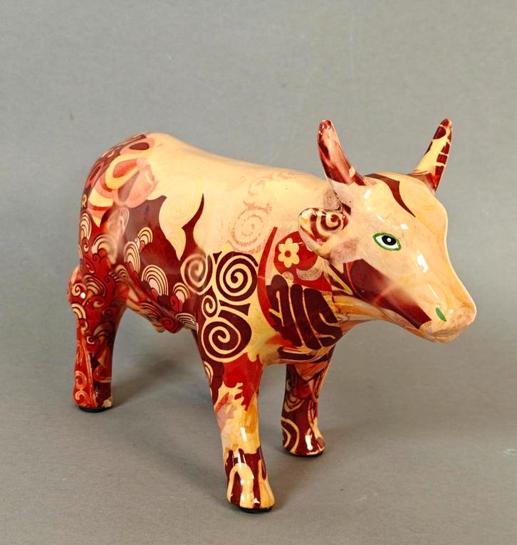Koe, cow. Keramiek beeld, Antiek en Kunst, Kunst | Designobjecten, Ophalen of Verzenden