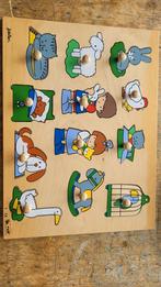 Rolf jaklien kinderpuzzel dieren met goede noppen, Kinderen en Baby's, Speelgoed | Kinderpuzzels, 10 tot 50 stukjes, Van hout