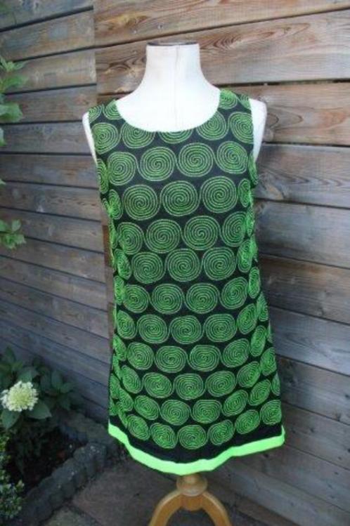 Jurk zwart/ lime Smashed Lemon mt XL Vaste prijs, Kleding | Dames, Jurken, Zo goed als nieuw, Maat 46/48 (XL) of groter, Zwart