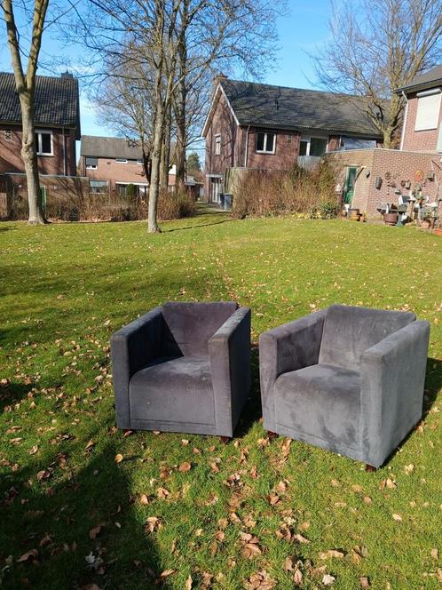 Heerlijke clubjes voor binnen - buiten enkel even v foto's, Huis en Inrichting, Fauteuils, Gebruikt, Stof, Ophalen