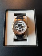 Heritor Automatisch Nicollier Skeleton, Sieraden, Tassen en Uiterlijk, Horloges | Heren, Overige merken, Leer, Staal, Polshorloge