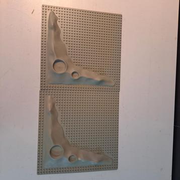 2 Lego Bouwplaten Maanlandschap beschikbaar voor biedingen