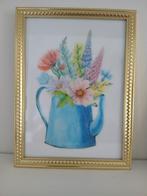 door mij nageschilderd en ingelijst, Antiek en Kunst, Ophalen of Verzenden