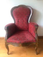 Mooi klasieke fauteuiltje, Huis en Inrichting, Fauteuils, Ophalen, Hout, Gebruikt, 50 tot 75 cm