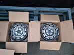 4 velgen en wieldoppen renault master, Auto-onderdelen, Banden en Velgen, Ophalen, Velg(en), Overige, Overige maten