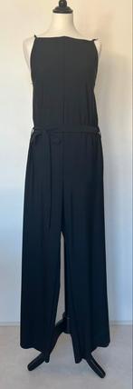Hiltje H. zwarte jumpsuit met wijde pijpen maat XL, Zwart, Maat 46/48 (XL) of groter, Ophalen of Verzenden, Zo goed als nieuw