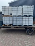 Ibc vaten regenton regen ton 1000 liter, Tuin en Terras, Regentonnen, Ophalen, Kunststof, Met kraantje, 150 liter of meer