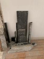 Marmere platen van schoorsteenmantel, Huis en Inrichting, Haarden, Ophalen, Gebruikt, Vrijstaande haard