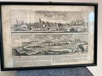 Oude prent van Westkapelle en Sint Maartensdijk, Antiek en Kunst, Kunst | Etsen en Gravures, Ophalen