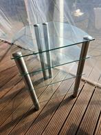 Tv meubel (glas), Ophalen, Gebruikt, 50 tot 100 cm, Glas