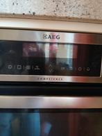 AEG inbouwoven 70 liter, Gebruikt, Hete lucht, Oven met grill, Inbouw