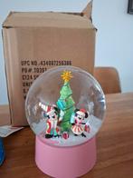 Disney snowglobe kerst mickey en minnie nieuw, Ophalen, Mickey Mouse, Nieuw, Beeldje of Figuurtje