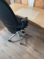 Bureaustoelmat (120x100 cm) + bureau onderlegger (65x45 cm), Huis en Inrichting, Bureaus, Ophalen, Gebruikt, Bureau