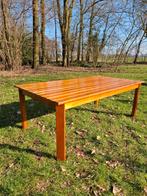 Vintage tuintafel vintage salontafel japandi lattentafel, Ophalen, Gebruikt, Rechthoekig, Hout