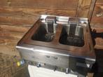 Friteuse voor horeca, dubbele, Witgoed en Apparatuur, Frituurpannen, 4 liter of meer, Ophalen, Zo goed als nieuw