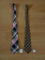 2 Commodore vintage stropdassen, Overige kleuren, Commodore, Ophalen of Verzenden, Met patroon