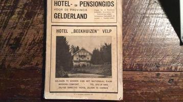 Hotel en Pensiongids voor de Provintie Gelderland-1940 beschikbaar voor biedingen