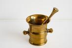 Bronzen antieke apothekersmortel (vijzel) van brons, Ophalen of Verzenden, Brons