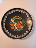 Handbeschilderde wandbord met Bloemmotief, Ophalen of Verzenden