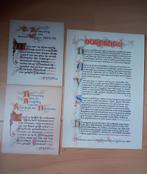 prenten '40 - '45  oorkonde etc. bevrijding, A.J.F. Schaap, Ophalen of Verzenden, 1940 tot 1960, Zo goed als nieuw
