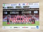 Elftalfotokaart Ajax 1993-1994 met handtekeningen., Verzamelen, Ophalen of Verzenden, Nieuw, Ajax, Spelerskaart