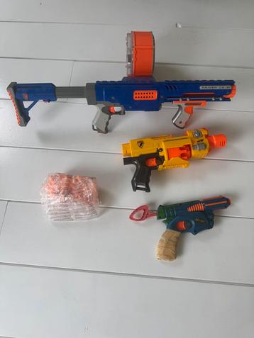 Nerf pistolen beschikbaar voor biedingen