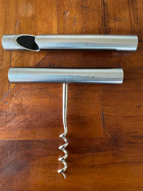 Stelton kurkentrekker en flesopener, Huis en Inrichting, Woonaccessoires | Overige, Gebruikt, Ophalen of Verzenden