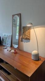 White desk lamp – Vintage bureaulamp HEMA, Gebruikt, Minimalist Dutch Design 80's, 50 tot 75 cm, Ophalen of Verzenden