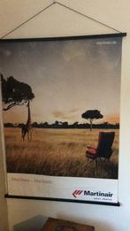 Poster Martinair ´Mombasa ´, Verzamelen, Luchtvaart en Vliegtuigspotten, Ophalen of Verzenden, -, -, -