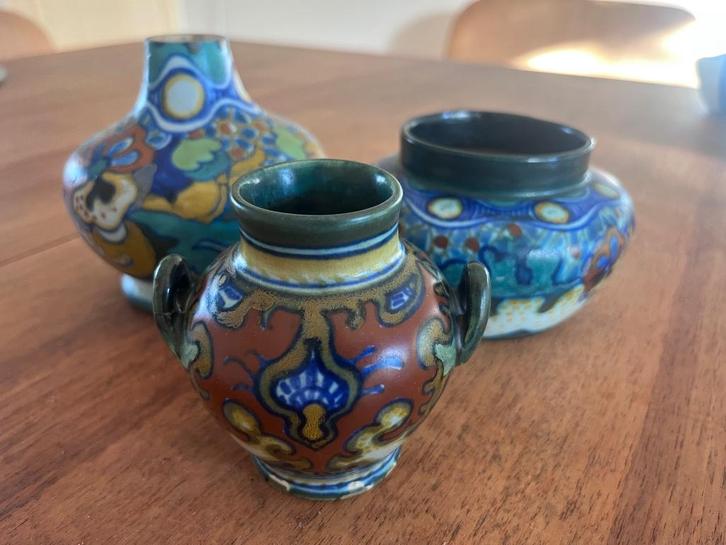 Nederlands (Gouds) plateel, Antiek en Kunst, Antiek | Keramiek en Aardewerk, Ophalen of Verzenden