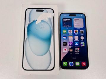 Apple iPhone 15 Plus - 128 GB - Blauw - Batterij: 100% ZGAN! beschikbaar voor biedingen