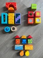 Houten senso blokken Eichhorn Jouéco sensorisch, Ophalen of Verzenden, Gebruikt