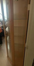 Zeer fraaie glazen hoek vitrine kast, Huis en Inrichting, Ophalen, Met deur(en), 50 tot 100 cm, Zo goed als nieuw