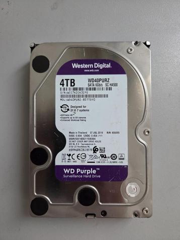 WD Purple HDD 4TB  beschikbaar voor biedingen