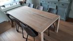 Massief eiken eetkamertafel, Huis en Inrichting, Tafels | Eettafels, Ophalen, 150 tot 200 cm, Zo goed als nieuw, 150 tot 200 cm