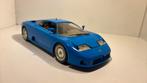 Bugatti eb110 bleu Bburago 1.18, Hobby en Vrije tijd, Modelauto's | 1:18, Ophalen of Verzenden, Bburago, A, A
