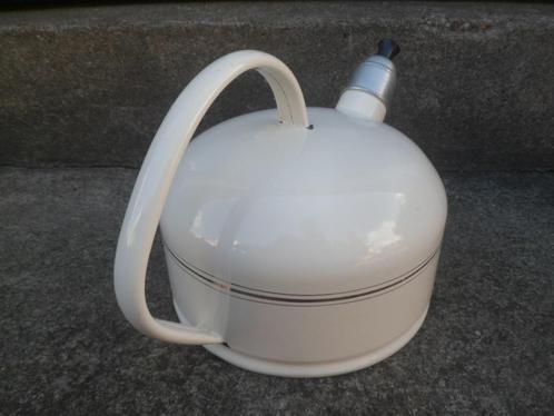 Mooie vintage emaillen waterketel, fluitketel crème emaille, Antiek en Kunst, Antiek | Emaille, Ophalen of Verzenden