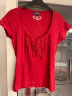 Tshirt rood Basic Equipment maat 36, Kleding | Dames, Verzenden, Basic Equipment, Zo goed als nieuw, Korte mouw
