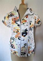 Wit vest/hoodie met capuchon en korte mouwen! L, Verzenden, Wit, Maat 42/44 (L), Zo goed als nieuw