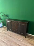 Dressoir donker hout, Huis en Inrichting, Kasten | Dressoirs, Ophalen, Gebruikt, 25 tot 50 cm, 150 tot 200 cm