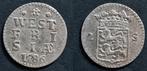 Dubbele wapenstuiver West Frisia 1786, Postzegels en Munten, Munten | Nederland, Verzenden, Vóór koninkrijk, 10 cent, Zilver