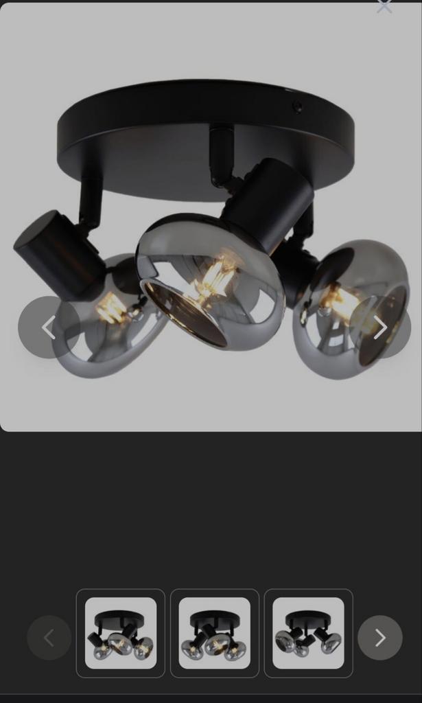 Olucia - Design plafondspot zwart, Tanju - Nieuw in doos, Ophalen of Verzenden, Nieuw