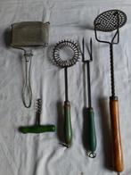 Heel oud keuken  gerei o.a  zeepklopper, Antiek en Kunst, Ophalen of Verzenden