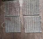 4 rieten placemats, Ophalen of Verzenden, Zo goed als nieuw, Bord