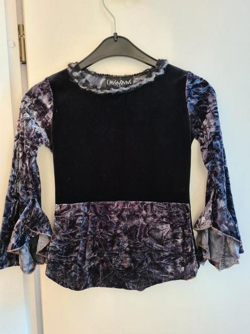 Prachtige set; top met bijpassende rok maat 128, Kinderen en Baby's, Kinderkleding | Maat 128, Zo goed als nieuw, Meisje, Setje