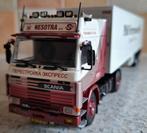 SCANIA 112M trekker met schuifzeilenoplegger "Holtima", Hobby en Vrije tijd, Ophalen of Verzenden, Nieuw, Bus of Vrachtwagen, Tekno